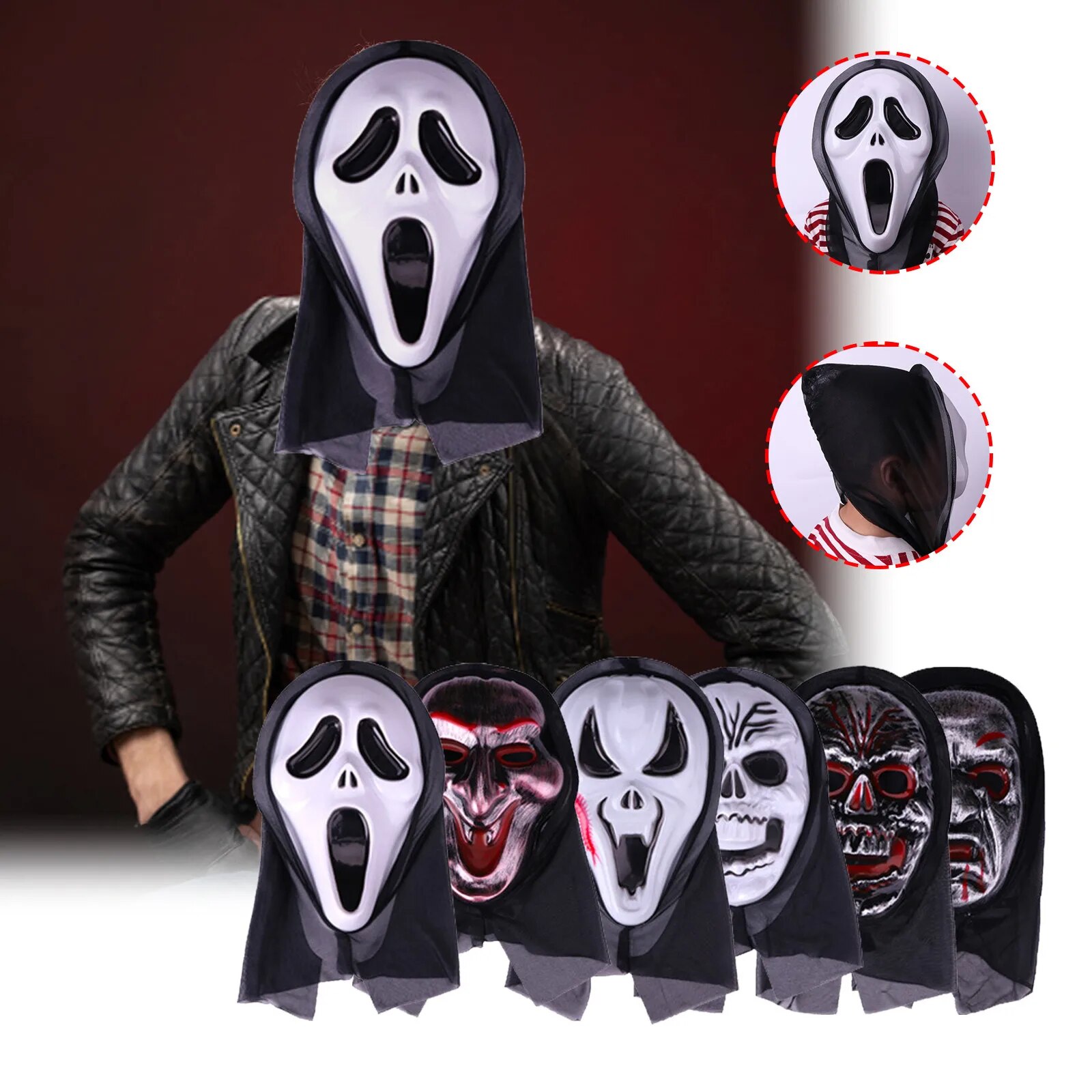 Death-Mask-Halloween-Scream-Mask-Full-Head-Scary-Masks-Party-Horror ...